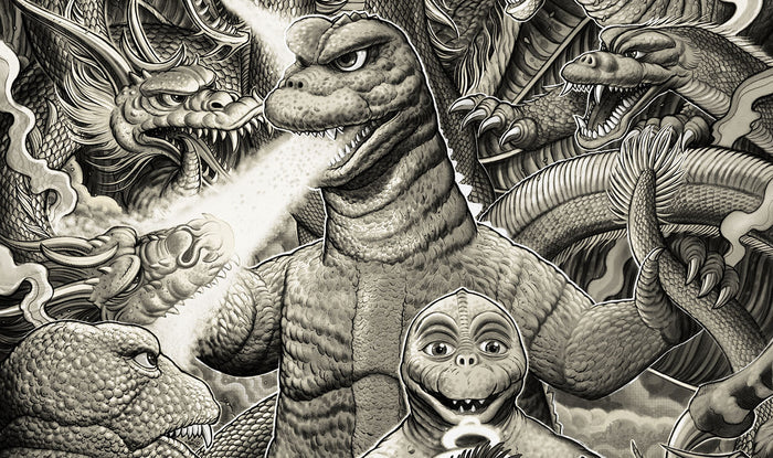 Destroy All Monsters Variant Poster