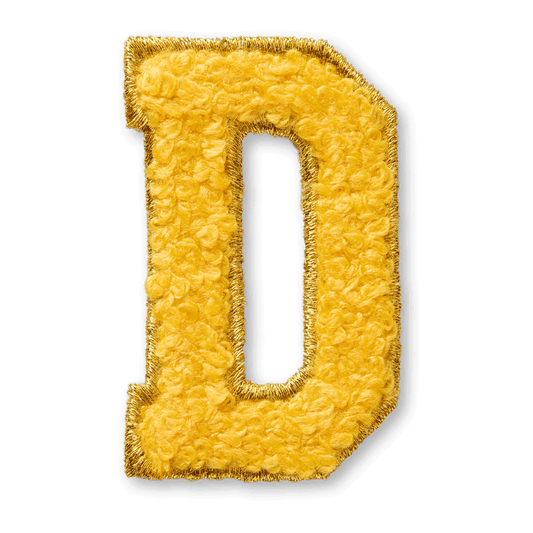 AG™ Letter D Stick-On Patch