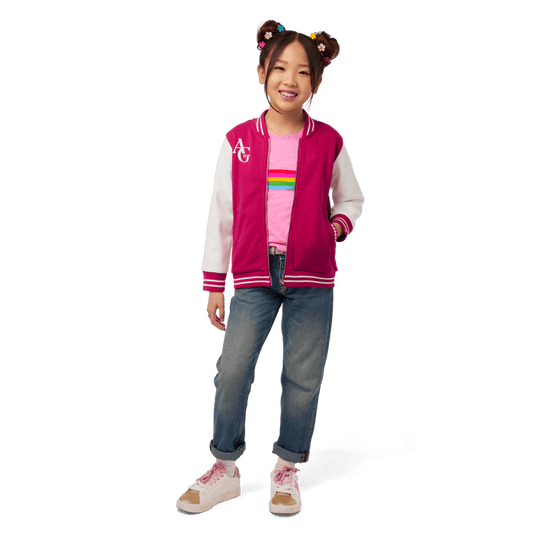 AG™ Star Squad Varsity Jacket for Girls