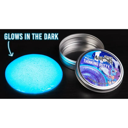 Crazy Aarons Pegasus Glowbrights® Full Size 4 Inch Thinking Putty Tin