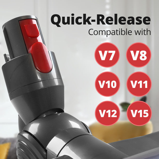 DYSON Brush Head Floor Tool Cleaner Motorised Quick Release Head With Laser Detection For Dyson V7, V8, V10, V11, V15, SV19 & Gen5detect