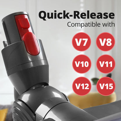 DYSON Brush Head Floor Tool Cleaner Motorised Quick Release Head With Laser Detection For Dyson V7, V8, V10, V11, V15, SV19 & Gen5detect