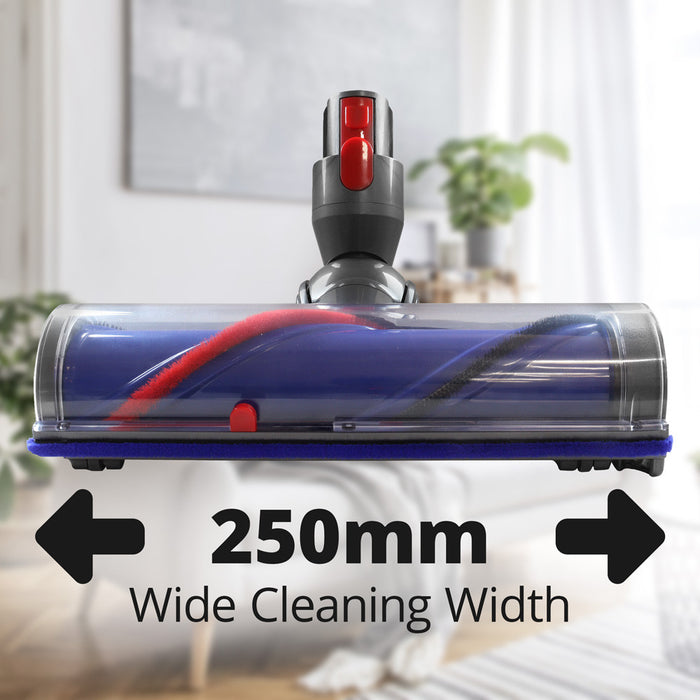 DYSON Brush Head Floor Tool Cleaner Motorised Quick Release Head With Laser Detection For Dyson V7, V8, V10, V11, V15, SV19 & Gen5detect