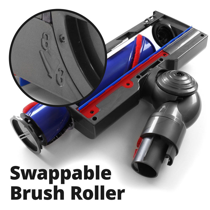 DYSON Brush Head Floor Tool Cleaner Motorised Quick Release Head With Laser Detection For Dyson V7, V8, V10, V11, V15, SV19 & Gen5detect