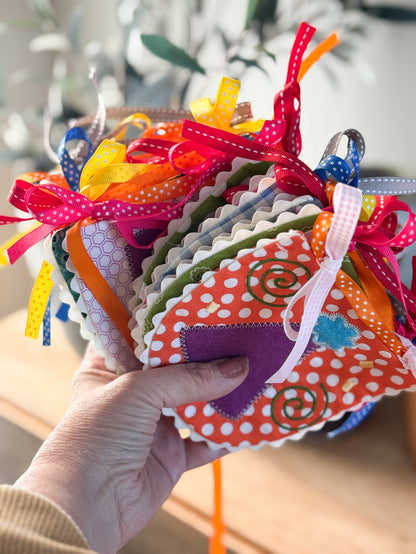 "Happy Birthday In-the-Hoop Banner" (Downloadable Machine Embroidery Pattern)