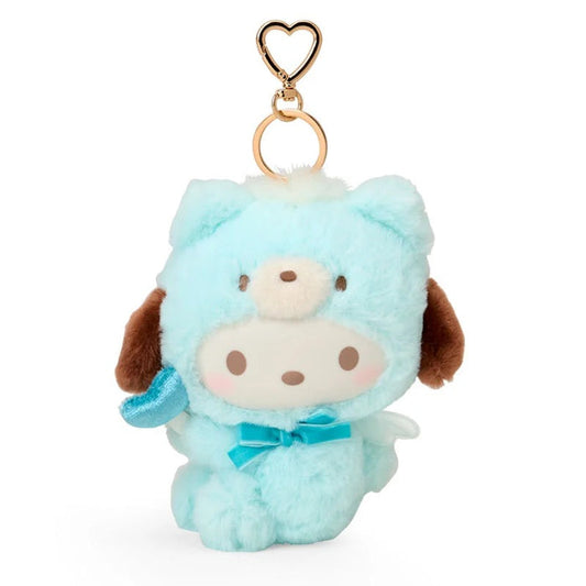 Pochacco Plush Mascot Keychain (Angel Teddy Bear Series) Accessory Japan Original
