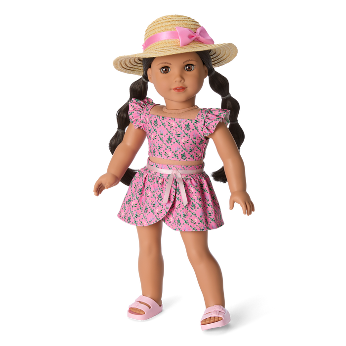 Raquel's™ Beach Outfit for 18-inch Dolls (Girl of the Year™ 2026)