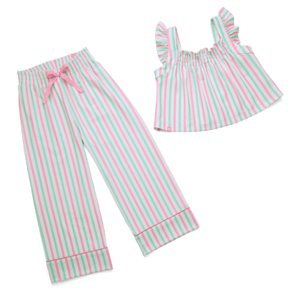 Raquel's™ Coastal Stripes Pajamas for Girls (Girl of the Year™ 2026)