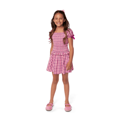 Raquel’s™ Gingham Ruffle Outfit for Girls & 18-inch Dolls + Raquel Doll (Girl of the Year™ 2026)