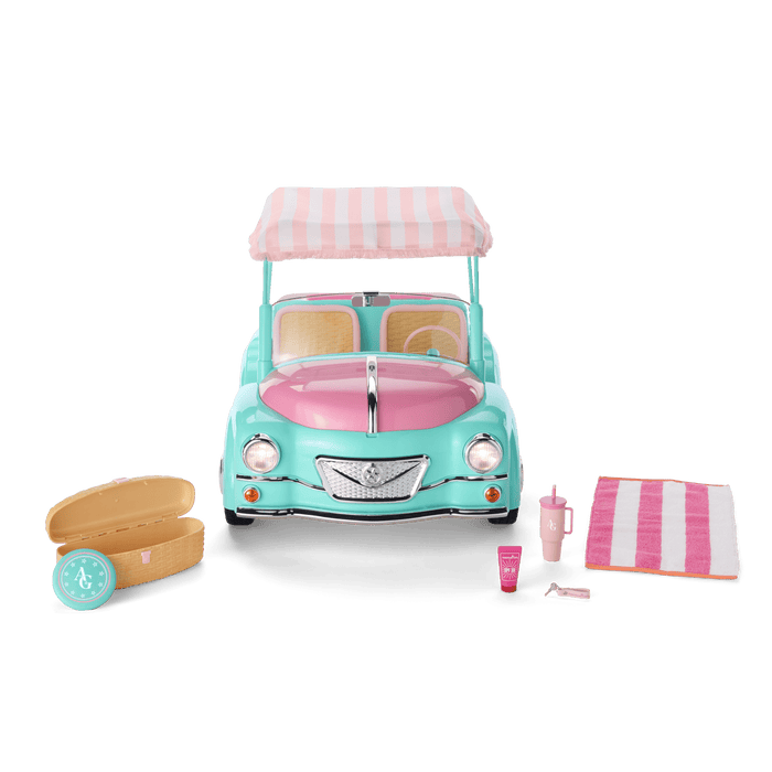 Raquel's™ Seaside Car for 18-inch Dolls (Girl of the Year™ 2026)