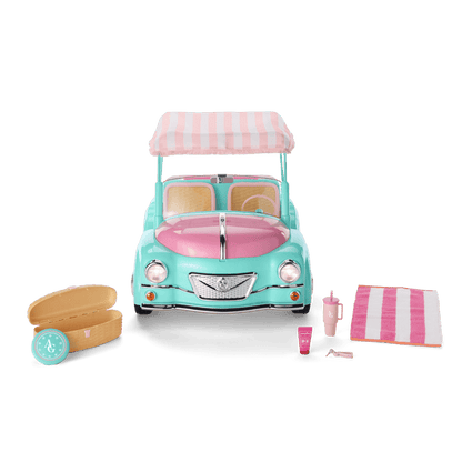 Raquel's™ Seaside Car for 18-inch Dolls (Girl of the Year™ 2026)