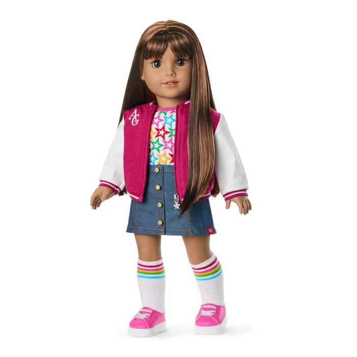 Truly Me™ 18-inch Doll #122, Puppy, Mini Backpack & Accessories AG™ Star Squad Bundle