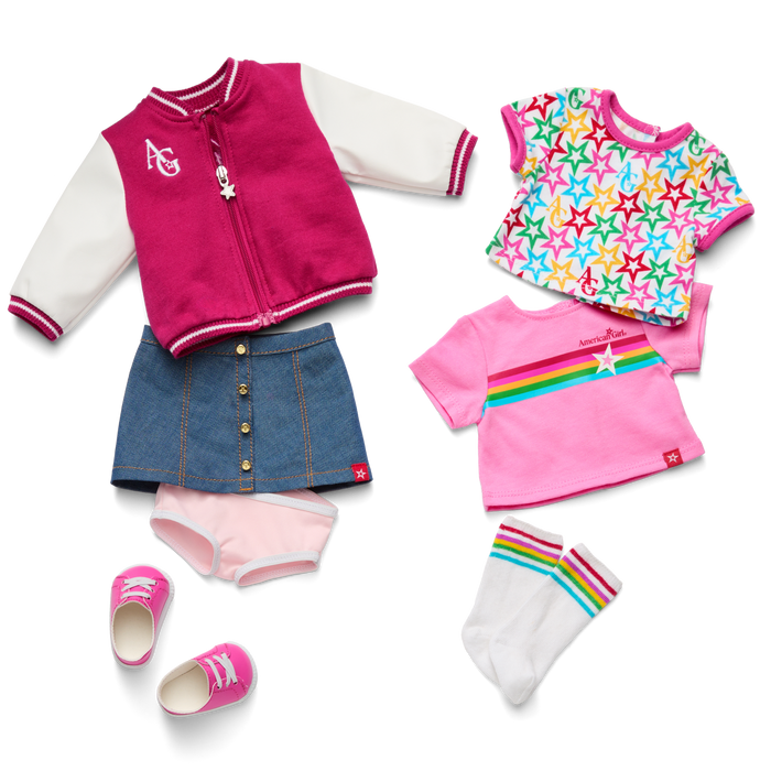 Truly Me™ 18-inch Doll #122, Puppy, Mini Backpack & Accessories AG™ Star Squad Bundle