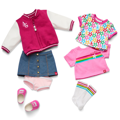 Truly Me™ 18-inch Doll #132, Puppy, Mini Backpack & Accessories AG™ Star Squad Bundle